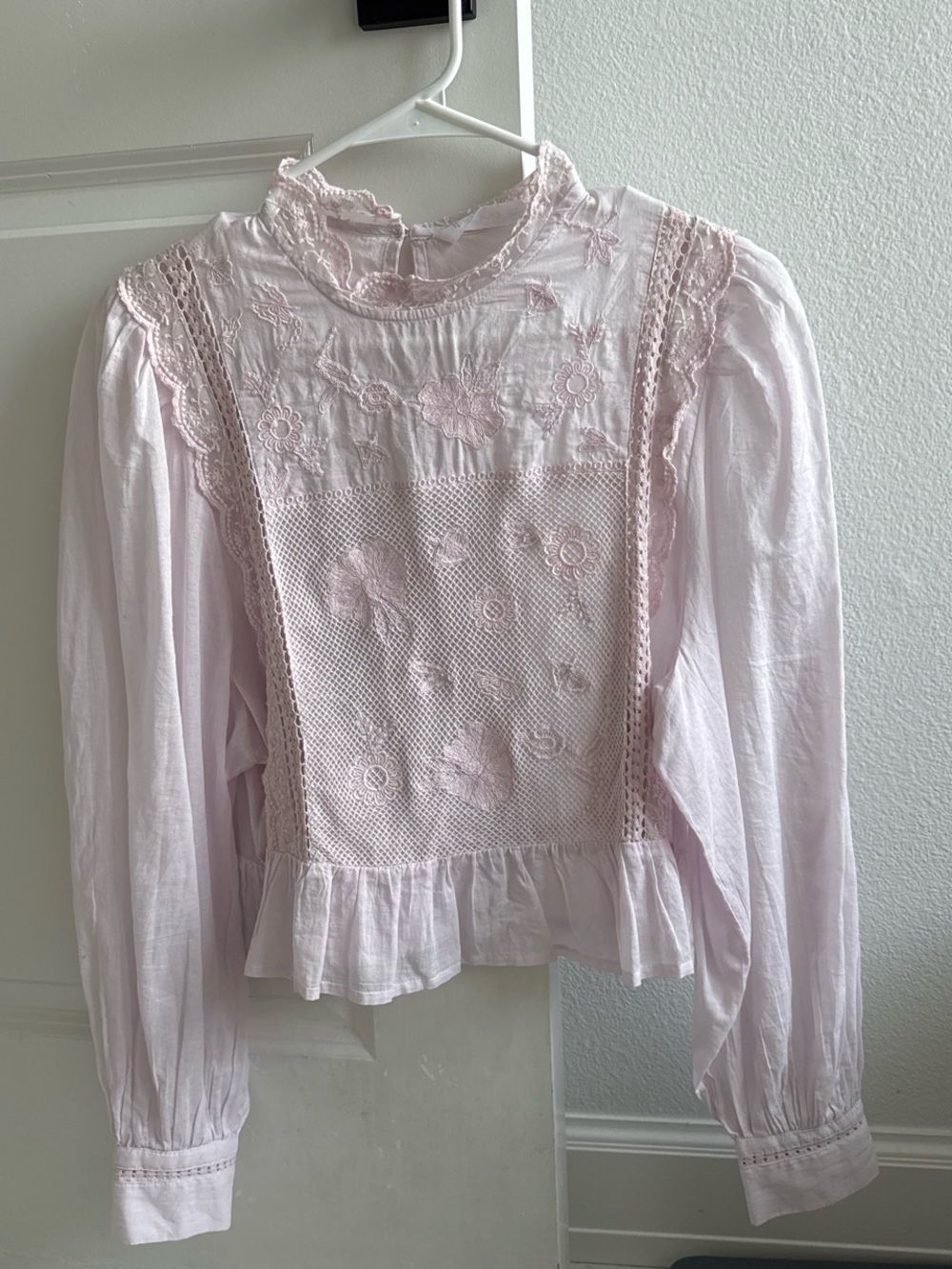 Mango pink blouse